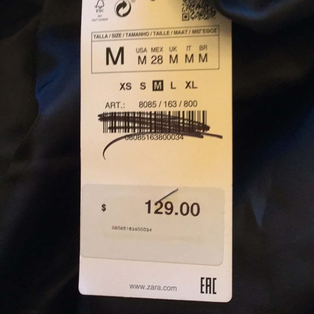 Zara Pea Coat NWT - Picture 6 of 8
